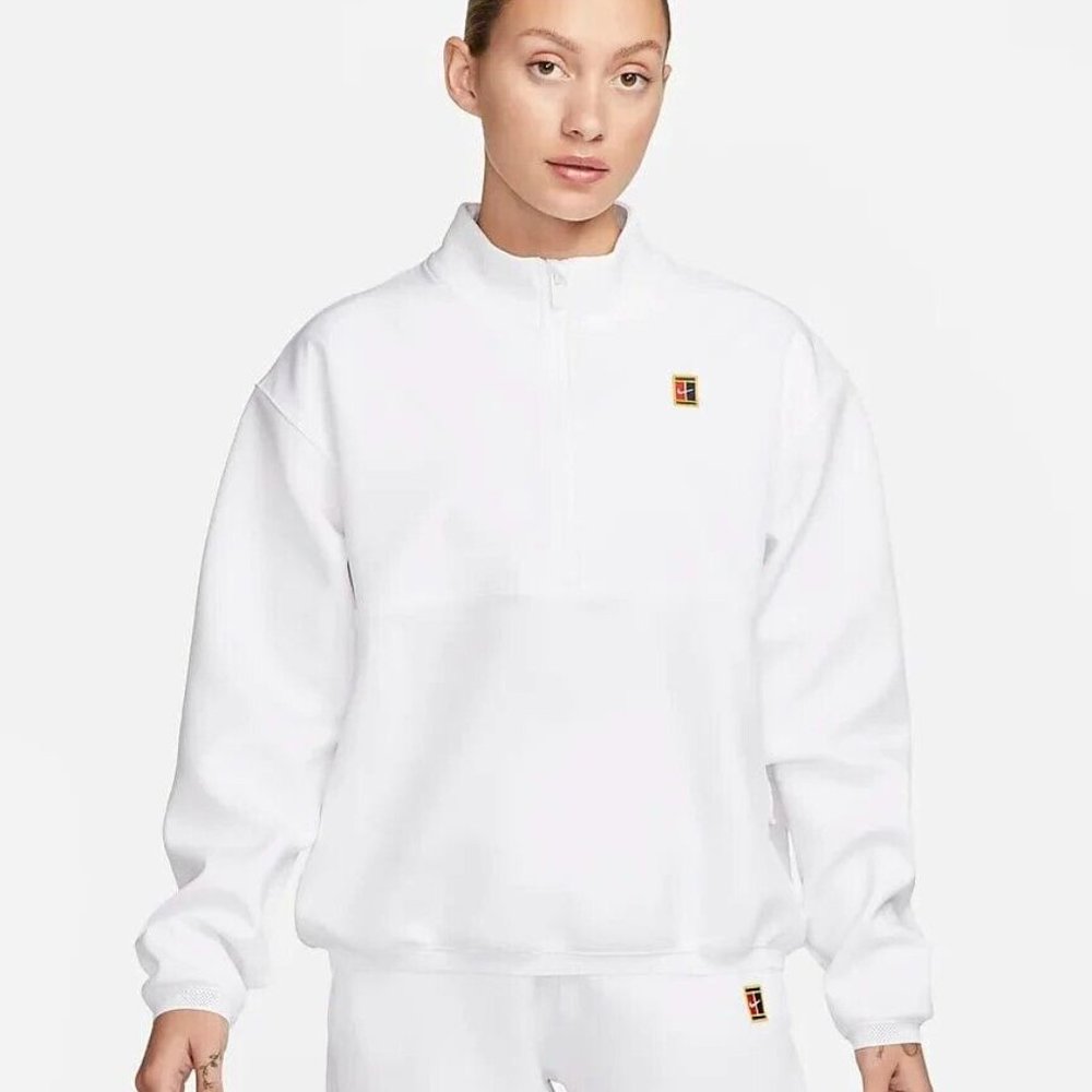 Nike Court Dri-Fit Heritage ½ Zip Jacket - Picture 3 of 8